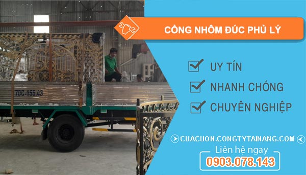 Cổng Nhôm Đúc Phủ Lý