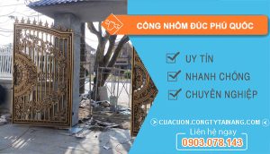 Cổng Nhôm Đúc Phú Quốc