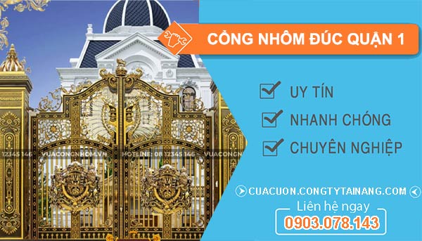 cổng nhôm đúc Quận 1