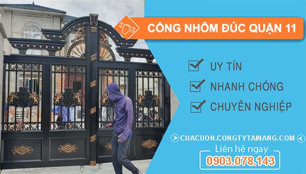 cổng nhôm đúc Quận 11