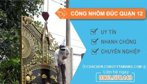 cổng nhôm đúc Quận 12