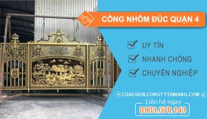 cổng nhôm đúc Quận 4