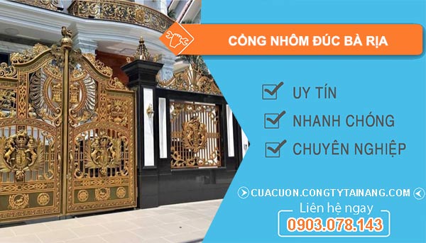 Cổng Nhôm Đúc tại Bà Rịa