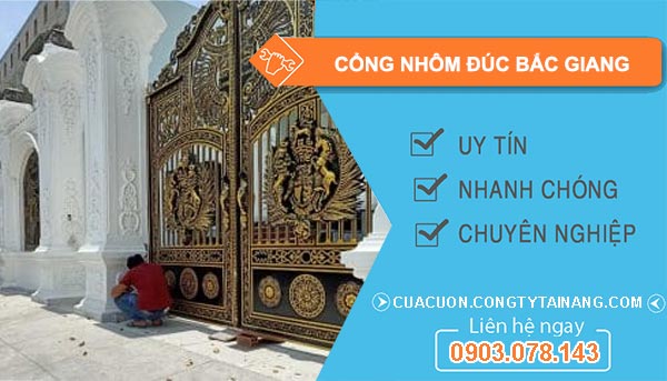Cổng Nhôm Đúc tại Bắc Giang