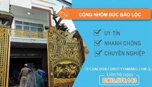 Cổng Nhôm Đúc tại Bảo Lộc
