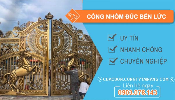 Cổng Nhôm Đúc tại Bến Lức
