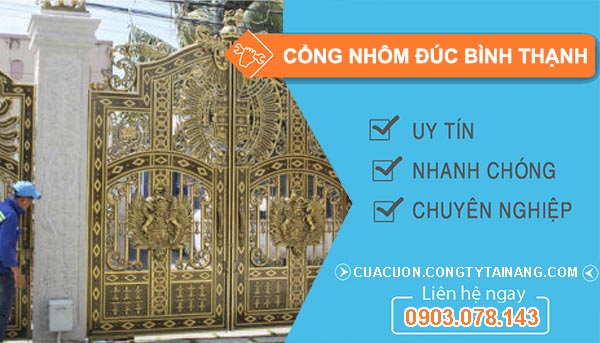 cổng nhôm đúc Tại Bình Thạnh