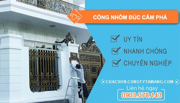 Cổng Nhôm Đúc Tại Cẩm Phả