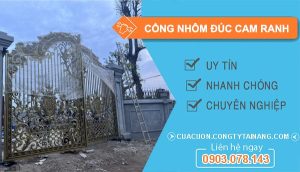 Cổng Nhôm Đúc Tại Cam Ranh
