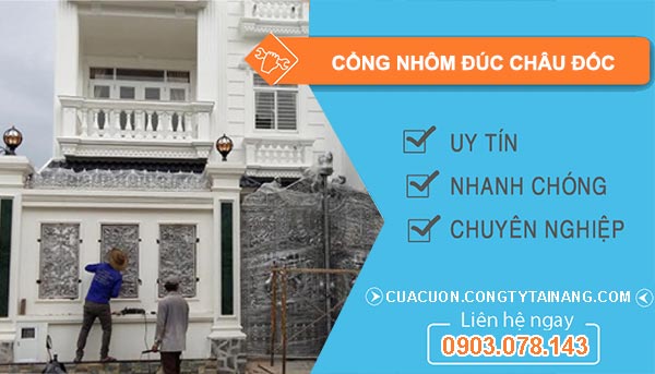 Cổng Nhôm Đúc tại Châu Đốc