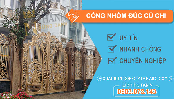 cổng nhôm đúc Tại Củ Chi