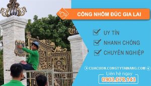 Cổng Nhôm Đúc Tại Gia Lai