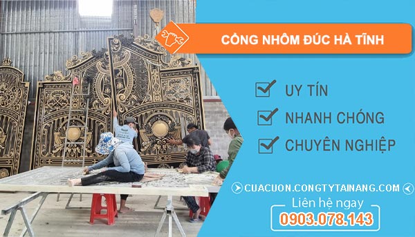 Cổng Nhôm Đúc tại Hà Tĩnh