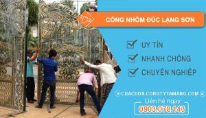 Cổng Nhôm Đúc Tại Lạng Sơn