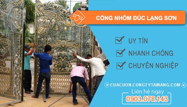 Cổng Nhôm Đúc Tại Lạng Sơn