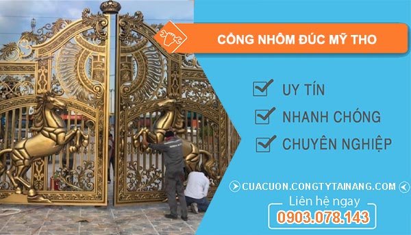 Cổng Nhôm Đúc tại Mỹ Tho