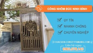Cổng Nhôm Đúc tại Ninh Bình
