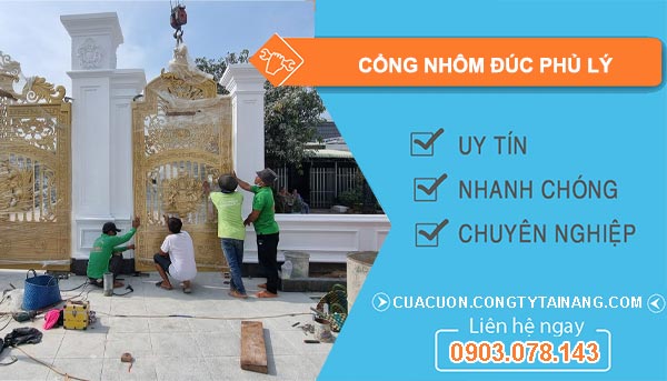 Cổng Nhôm Đúc tại Phủ Lý