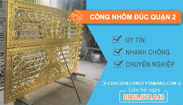 cổng nhôm đúc Tại Quận 2