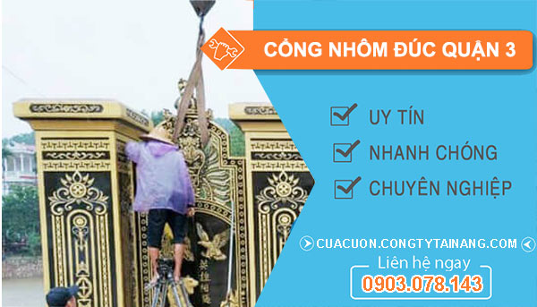 cổng nhôm đúc Tại Quận 3
