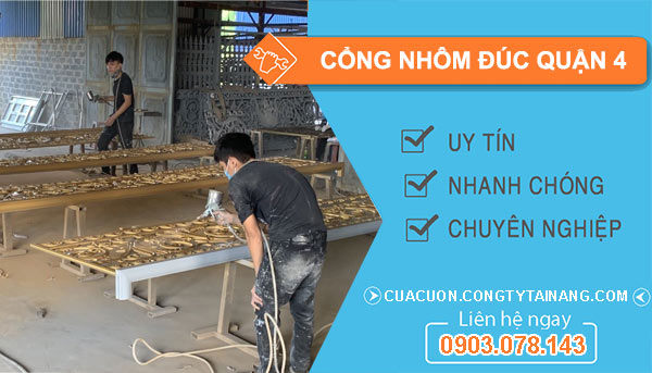 cổng nhôm đúc Tại Quận 4
