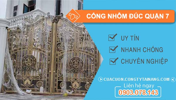 Cổng Nhôm đức Tại quận 7