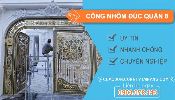 cổng nhôm đúc Tại Quận 8