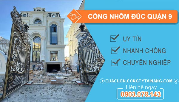 cổng nhôm đúc Tại Quận 9