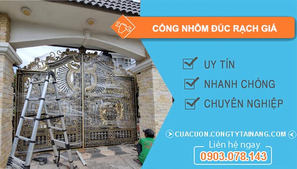 Cổng Nhôm Đúc tại Rạch Giá