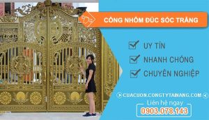 Cổng Nhôm Đúc tại Sóc Trăng