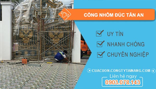 Cổng Nhôm Đúc Tại Tân An