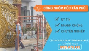 cổng nhôm đúc Tại Tân Phú