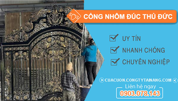 cổng nhôm đúc Tại Thủ Đức