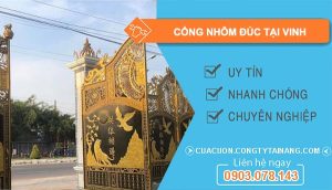Cổng Nhôm Đúc Tại Vinh