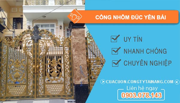 Cổng Nhôm Đúc tại Yên Bái