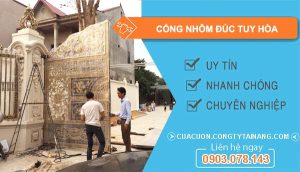 Cổng Nhôm Đúc Tuy Hòa