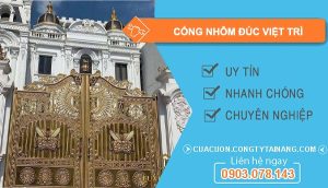 Cổng Nhôm Đúc Việt Trì