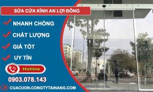 dịch vụ sửa cửa kính an lợi đông