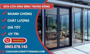 dịch vụ sửa cửa kính bình trưng đông