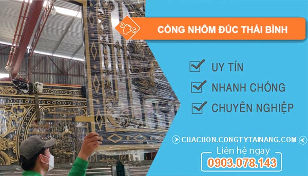 mua Cổng Nhôm Đúc Thái Bình