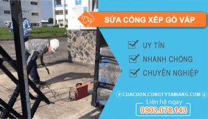 Sửa Cổng Xếp Gò Vấp