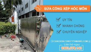 Sửa Cổng Xếp Hóc Môn