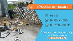 Sửa Cổng Xếp Quận 6