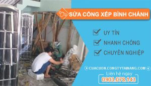 Sửa Cổng Xếp Tại Bình Chánh