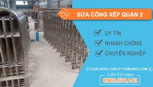 Sửa Cổng Xếp Tại Quận 2