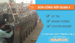 Sửa Cổng Xếp Tại Quận 4