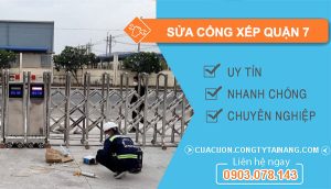 Sửa Cổng Xếp Tại Quận 7