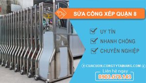 Sửa Cổng Xếp Tại Quận 8