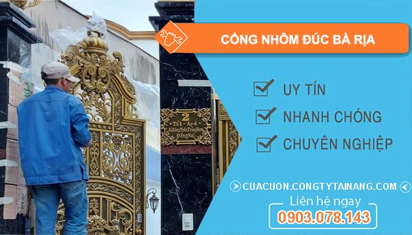 thợ Cổng Nhôm Đúc Bà Rịa