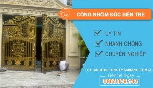 thợ Cổng Nhôm Đúc Bến Tre